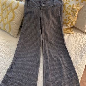 Adorable wide leg striped flare pants